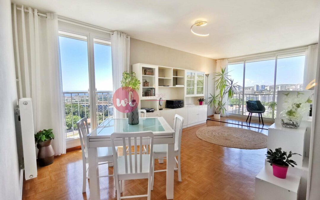 A vendre un appartement 3/4 pièces, vue mer panoramique