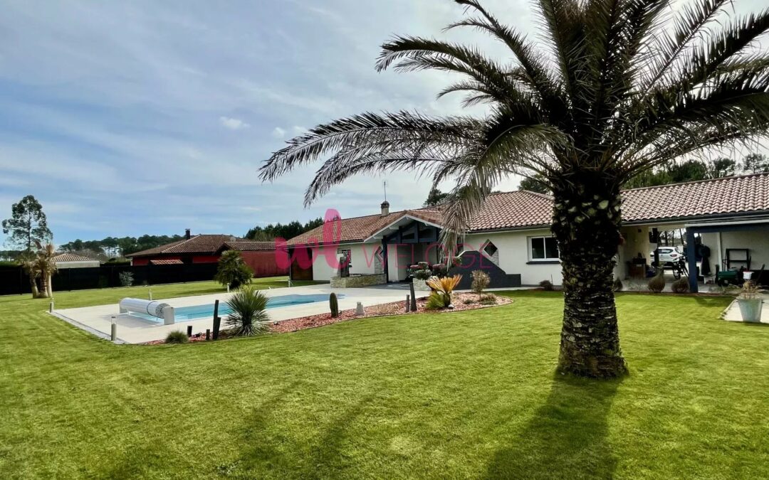 A vendre magnifique maison 6 pièces avec piscine et jardin paysager à Boos dans les Landes