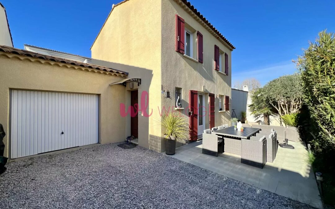 Maison récente type 4 avec jardin