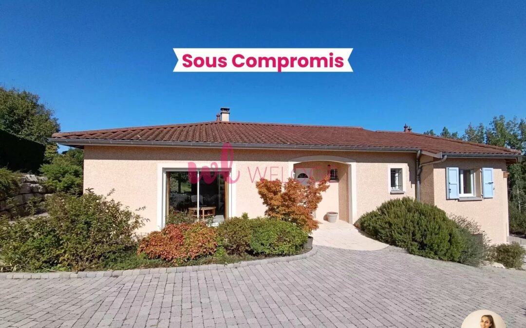 Maison spacieuse de 146m² avec sous-sol et terrain aménagé de 2400m²