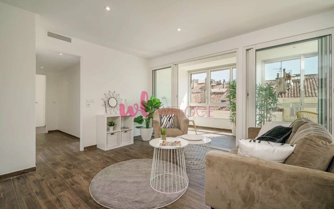 VENTE d’un appartement de standing type 3 à Marseille 2ème – Quartier joliette