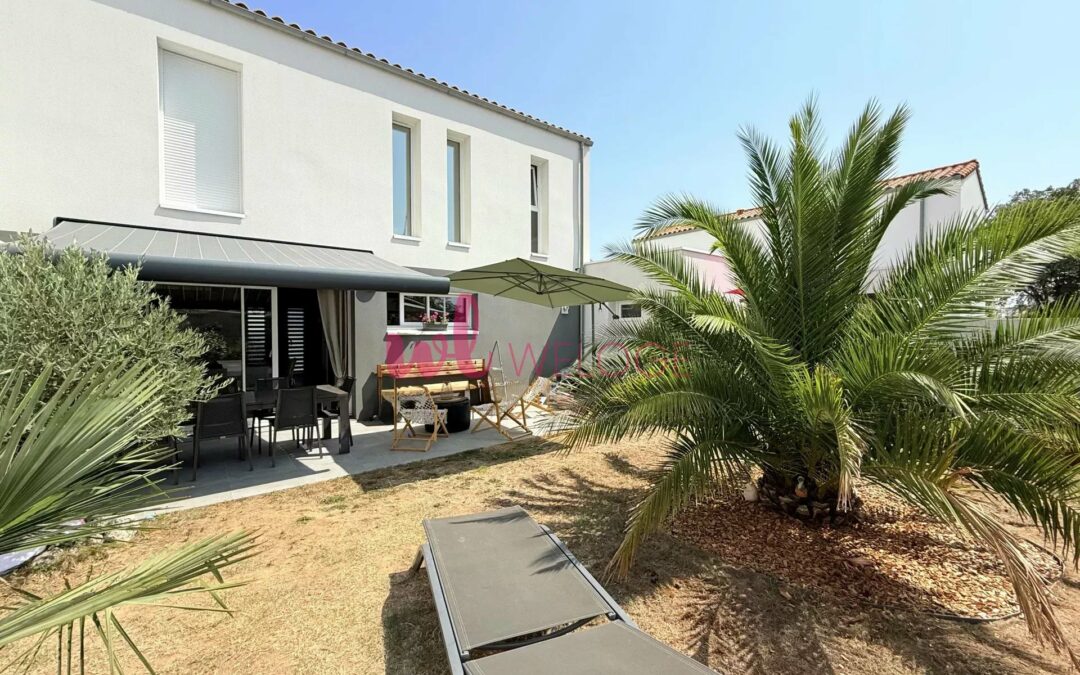 A vendre maison moderne 5 pièces à deux pas de l’océan aux Sables d’Olonne