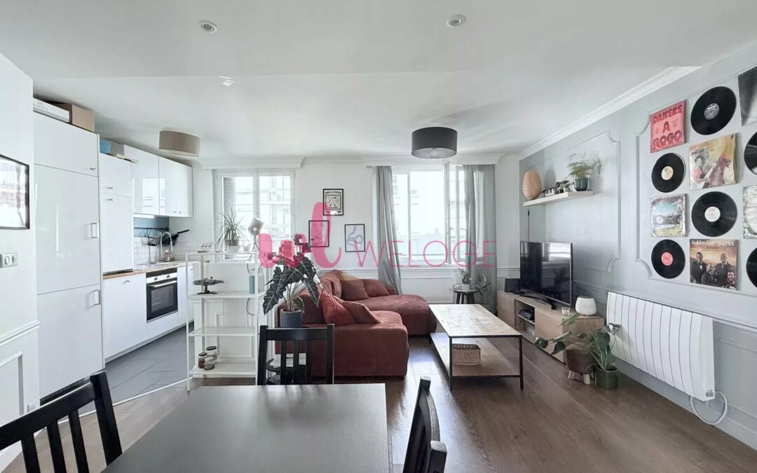 Magnifique T2 traversant Rénové Lyon 8