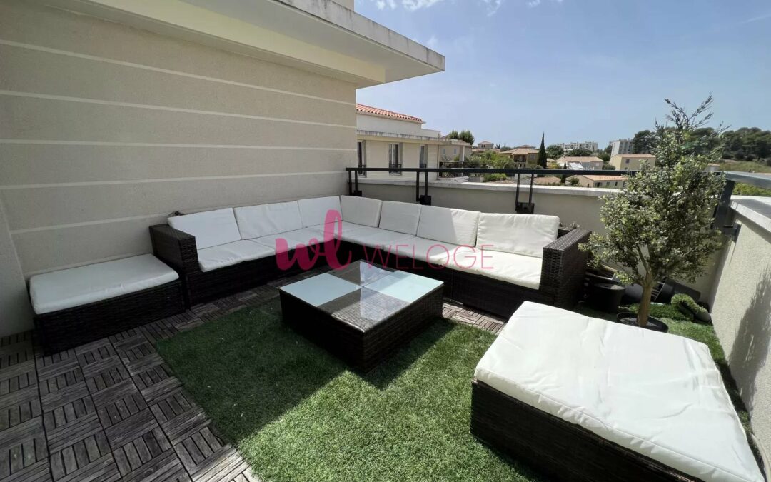 Appartement T4 dernier étage – terrasse 32m2 – Double box
