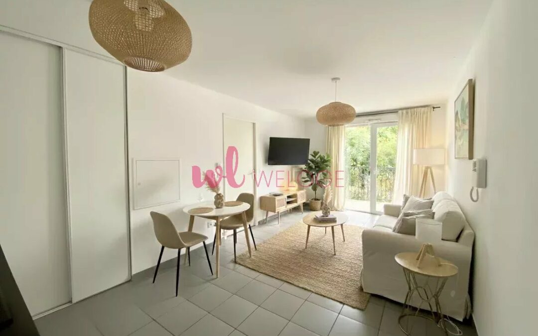 Appartement moderne à Cenon, 38 m² avec balcon verdoyant