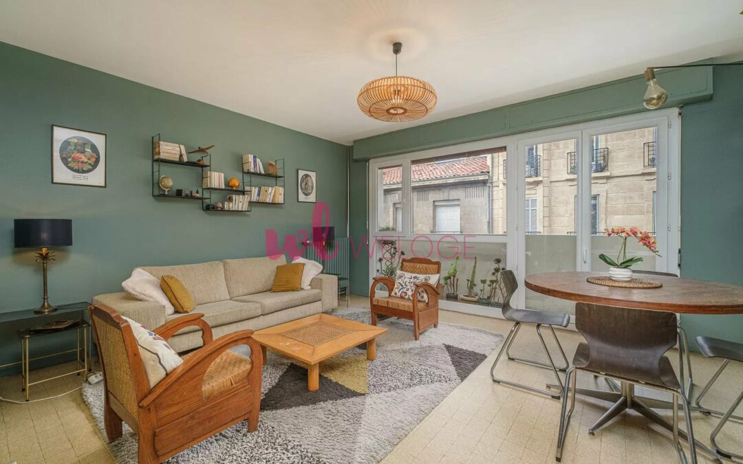 Vente appartement  T3 avec  balcon et cave