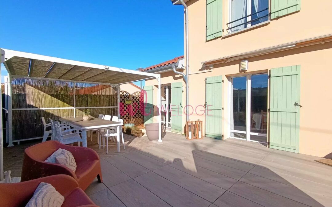 CHESSY – VILLA COUP DE CŒUR 2015 DE 130M² – 4 CH (DONT SUITE RDC) – DPE B – AUCUN TRAVAUX