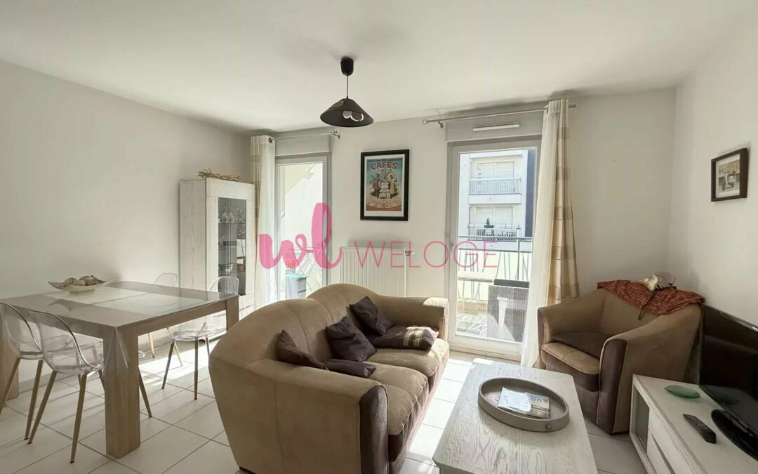 T2 lumineux avec balcon et Garage Décines Centre