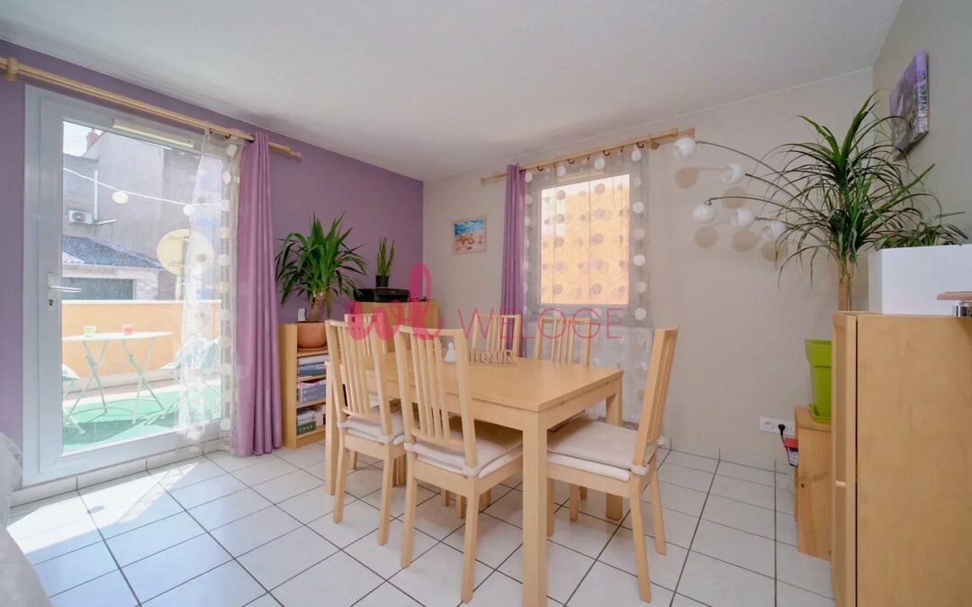 Appartement T3 en rez-de-chaussée avec terrasses – Brignais, quartier Mairie