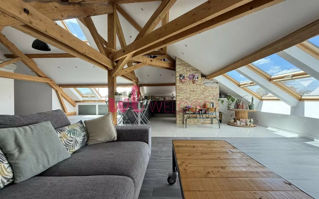 Gros Coup de Coeur pour cet appartement T4 de 166 m2 (au sol) avec Jardin privatif