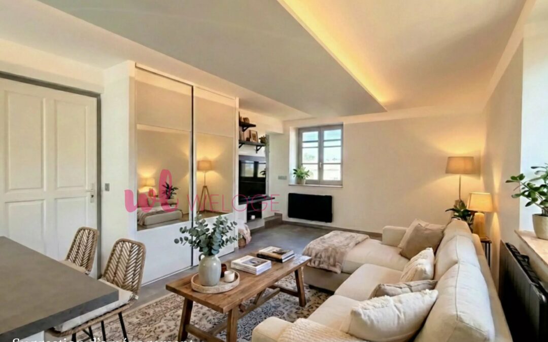 Duplex de caractère au calme de 65m² à 5min de la gare de L&rsquo;Arbresle