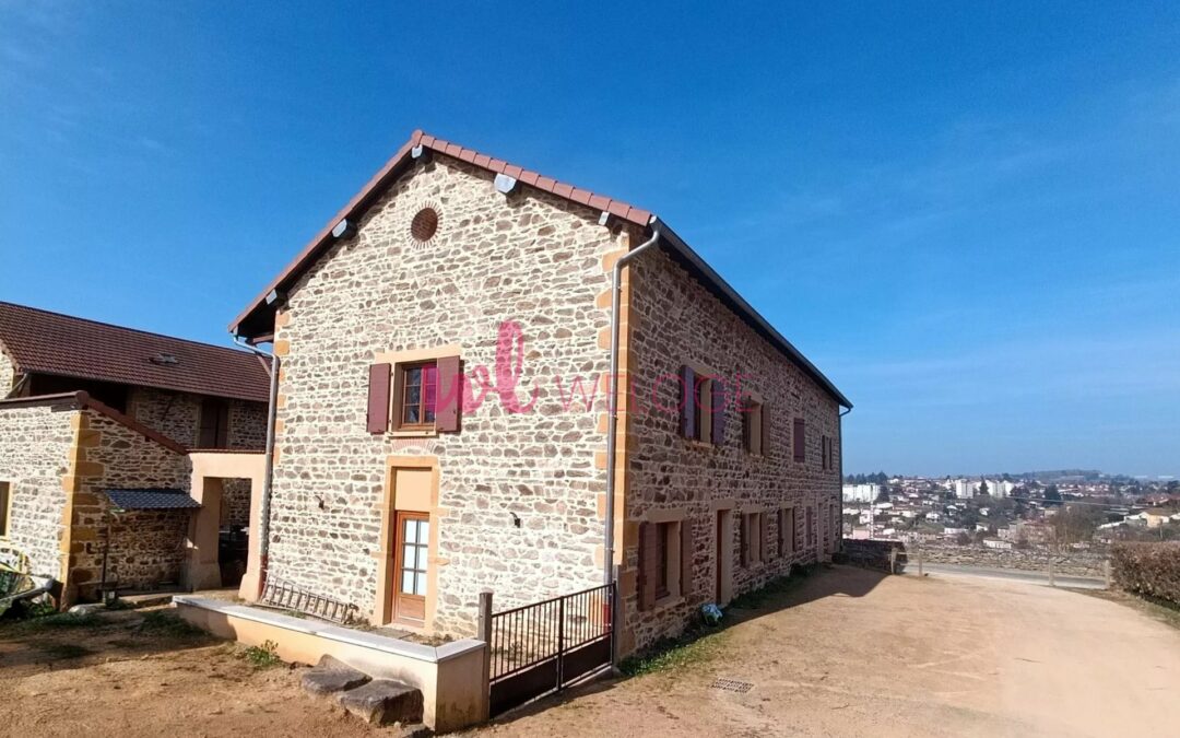 Duplex de caractère au calme de 65m² à 5min de la gare de L&rsquo;Arbresle