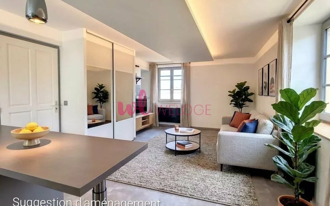 Superbe Duplex 65m² « Esprit Cocon »- Dernier étage & Triple exposition -Gare à pied (Lyon 26 min)