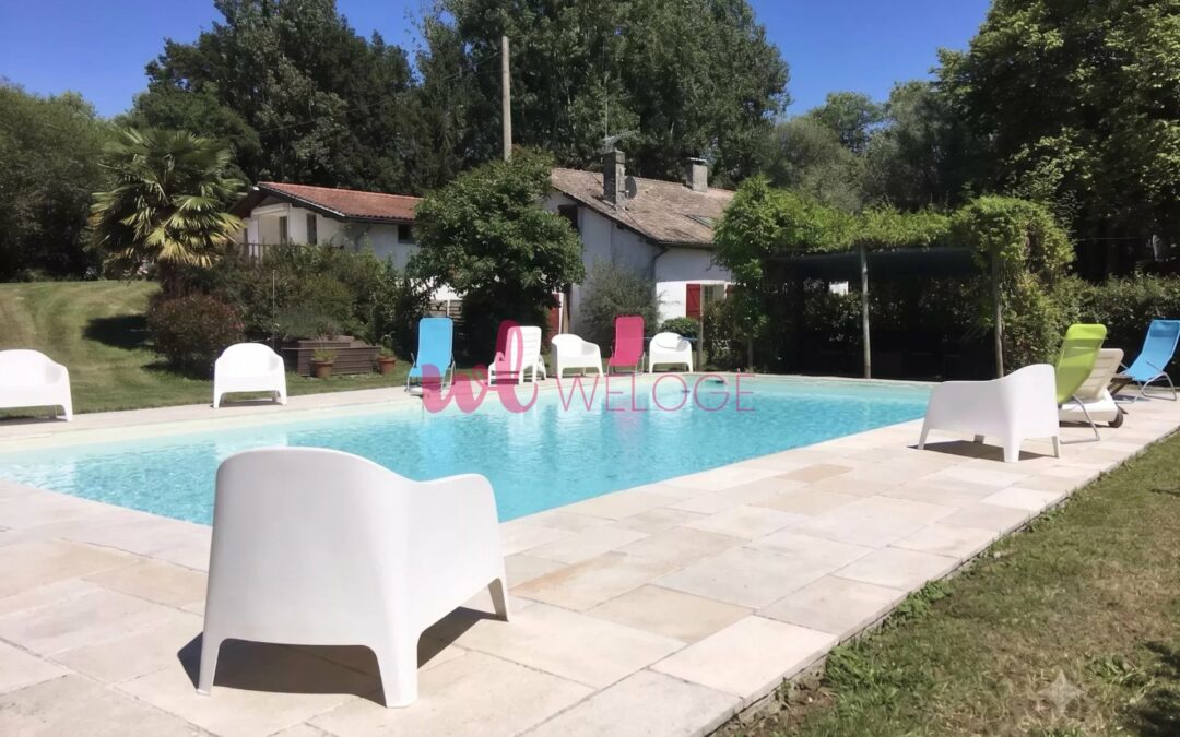 JOSSE – Le Bergeron, propriété d&rsquo;exception à vendre en bord d&rsquo;Adour – 670 000 € FAI