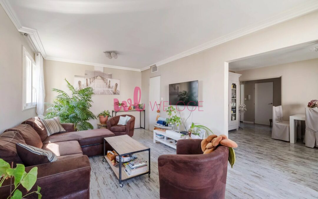 Appartement 95m² spacieux et lumineux – Décines centre