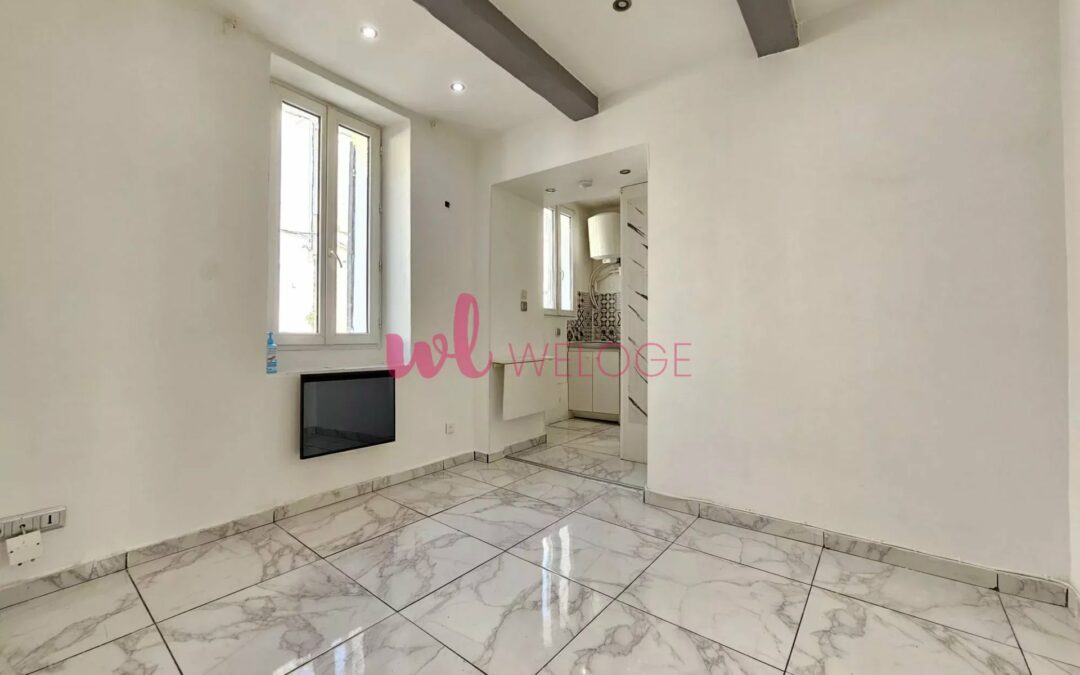 T1 – 20,41 m² – Marseille 10e La Capelette – Vendu loué