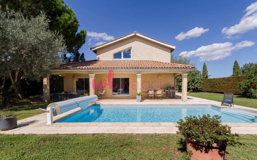 Villa familiale 6 pièces avec piscine- Secteur résidentiel -Pusignan