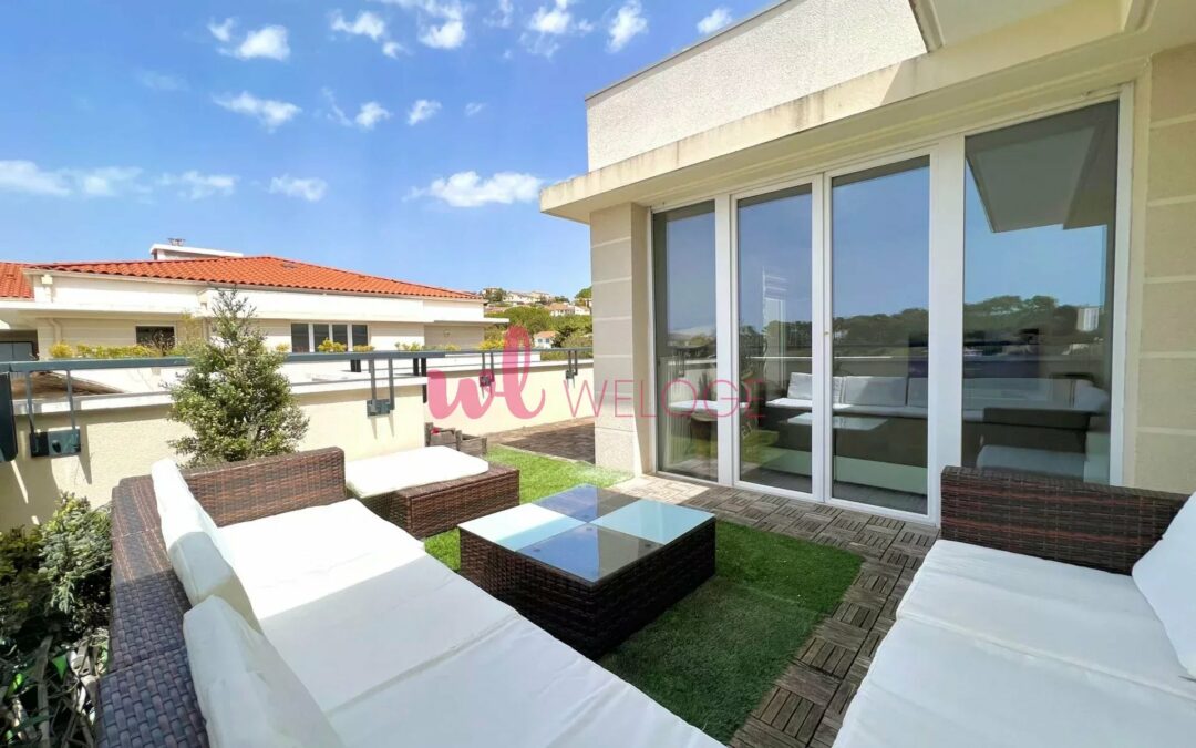 Appartement T4 dernier étage – terrasse 32m2 – Double box
